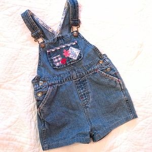Baby Gap Girls Shortie Overalls